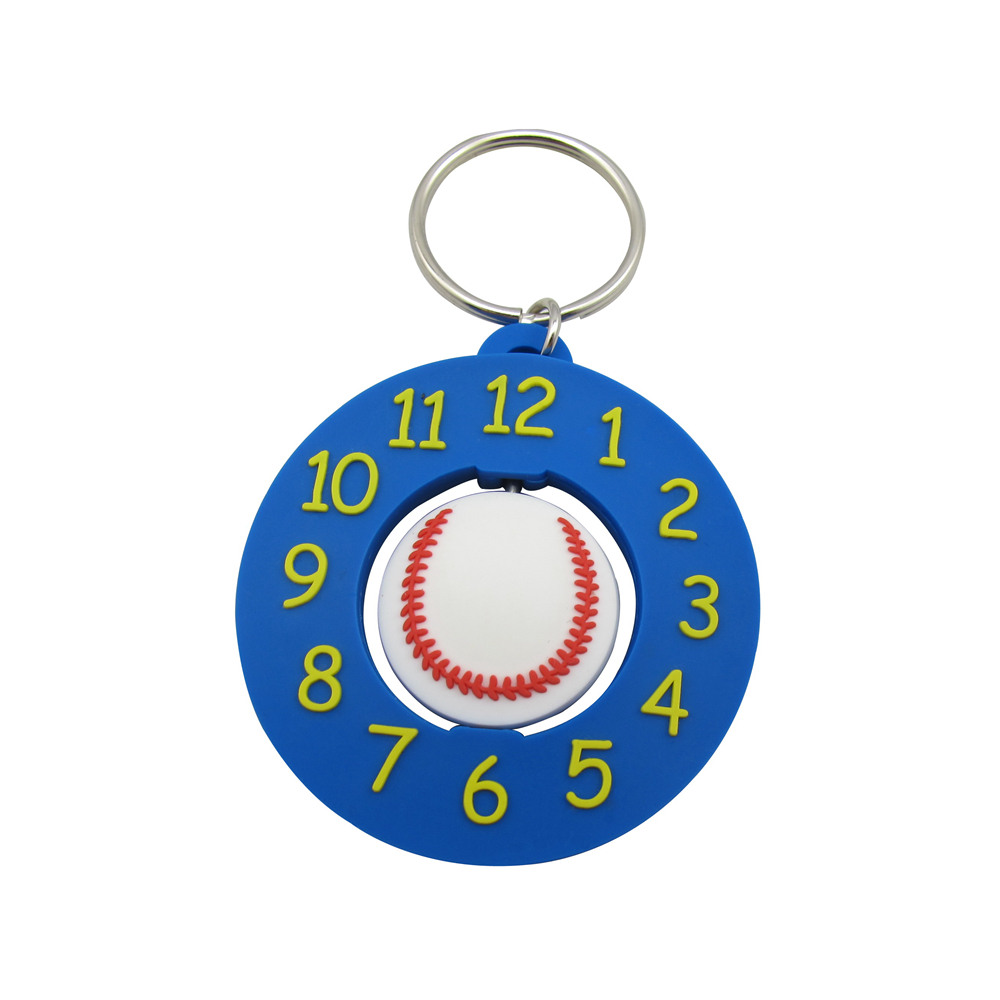 Soft PVC Baseball Keychains