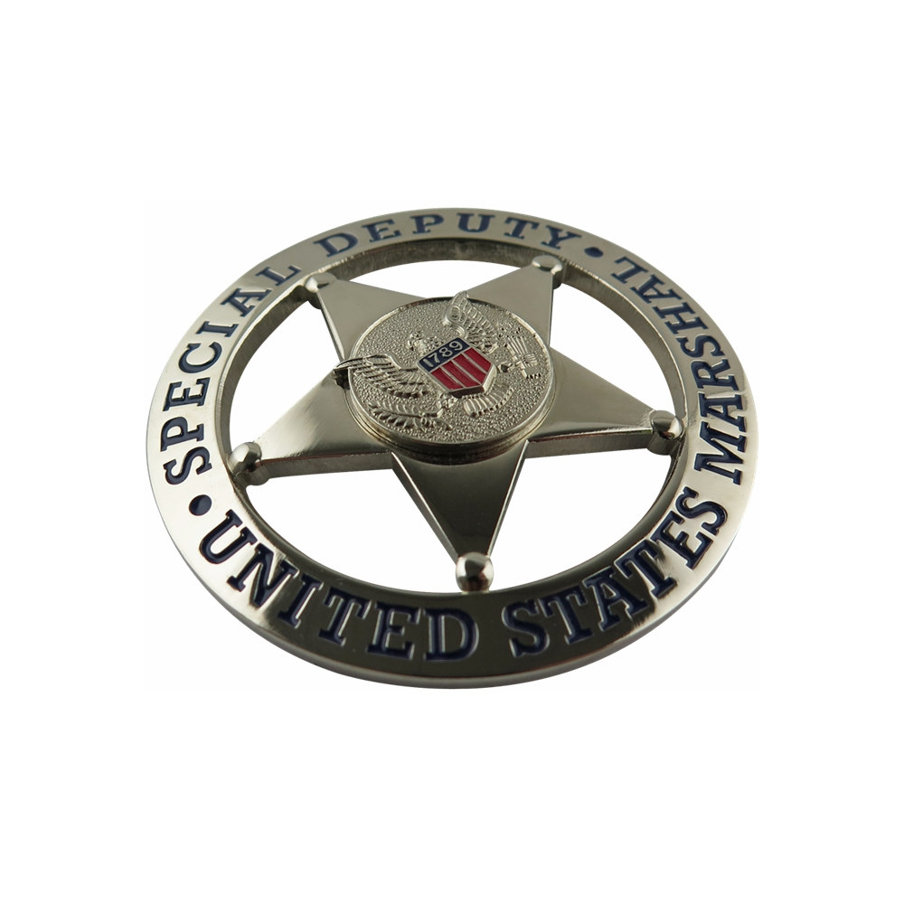 Round Deputy US Marshal Badge