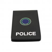 Leather Wallet With Police Badge Holder