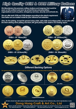 Military Buttons