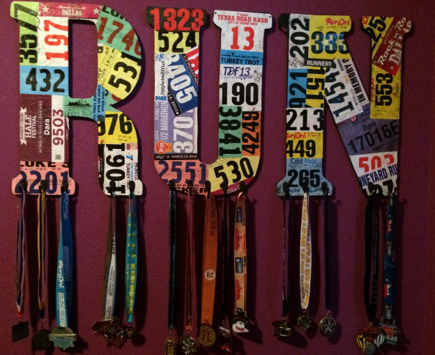 diy medal wall