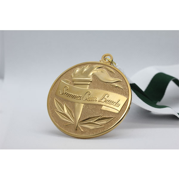 Custom Design Gold Plated 3D Sports Medal