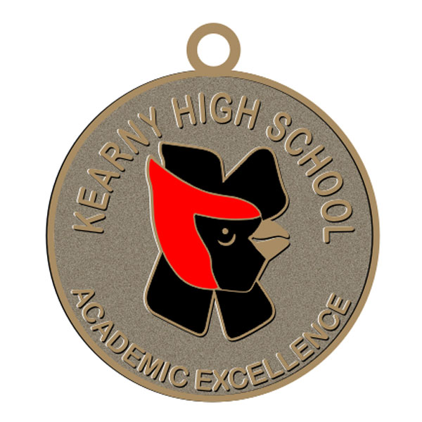 Custom Design School Medal