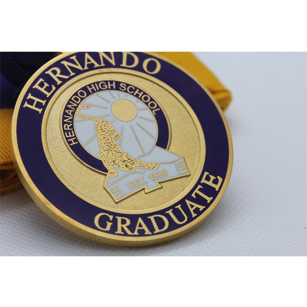 Hernando High School Graduate Satin Gold Medal