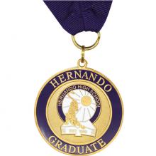 Hernando High School Graduate Satin Gold Medal