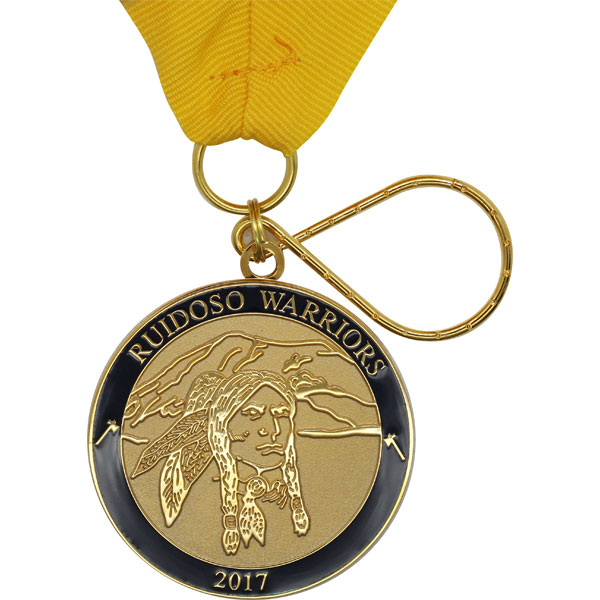 Ruidoso Warriors Basketball Medal