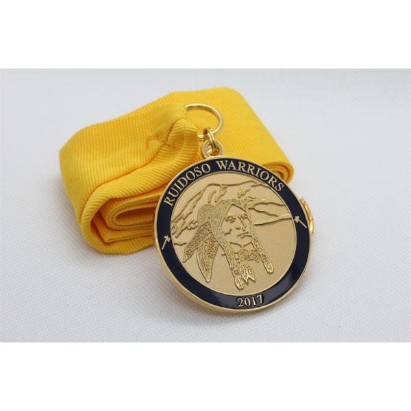 Ruidoso Warriors Basketball Medal
