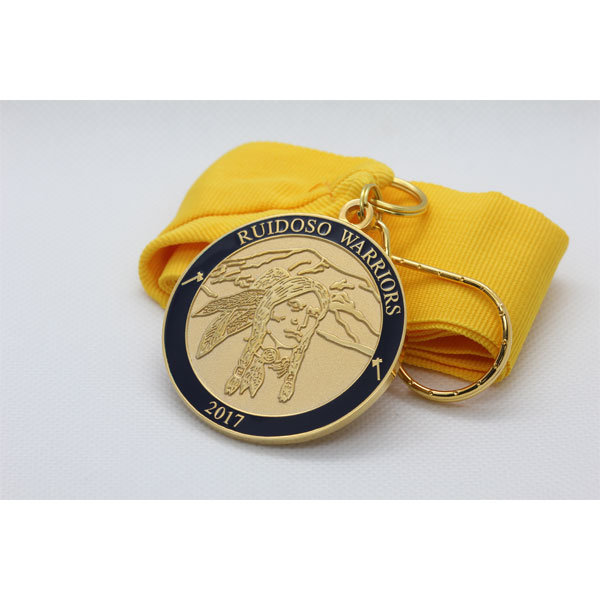 Ruidoso Warriors Basketball Medal