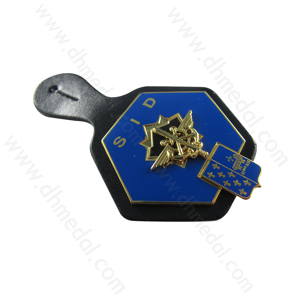 Leather And Metal Keychain-6