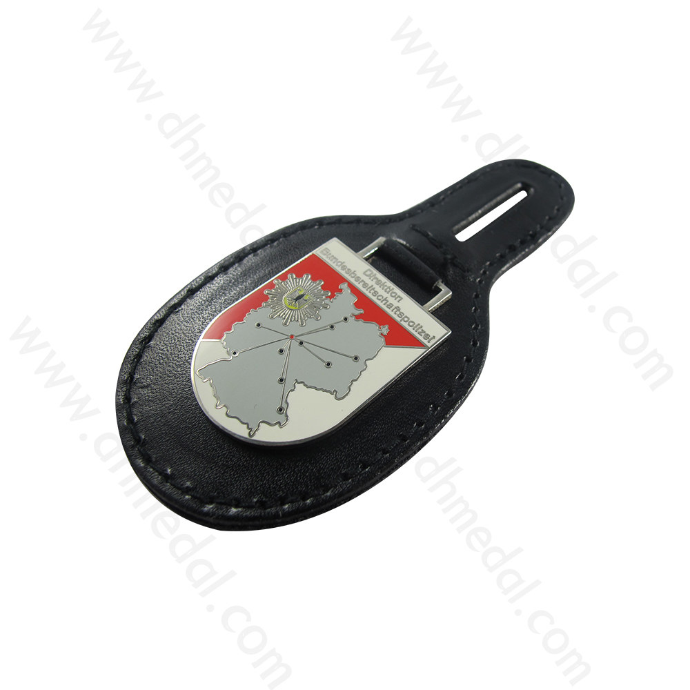 Leather And Metal Keychain-6