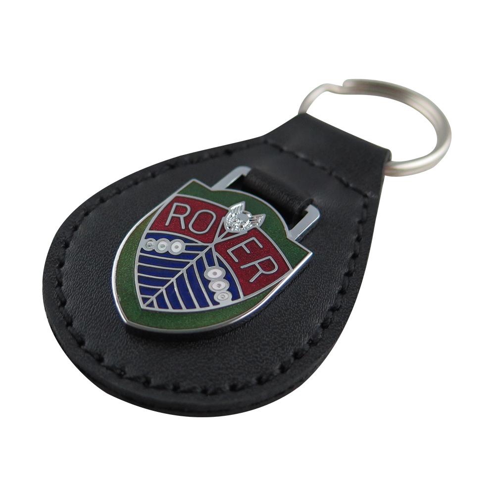 Leather And Metal Keychain-11