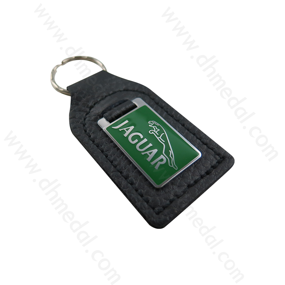 Leather And Metal Keychain-10