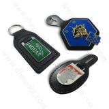 Leather And Metal Keychain-10