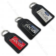 Leather And Metal Keychain-12