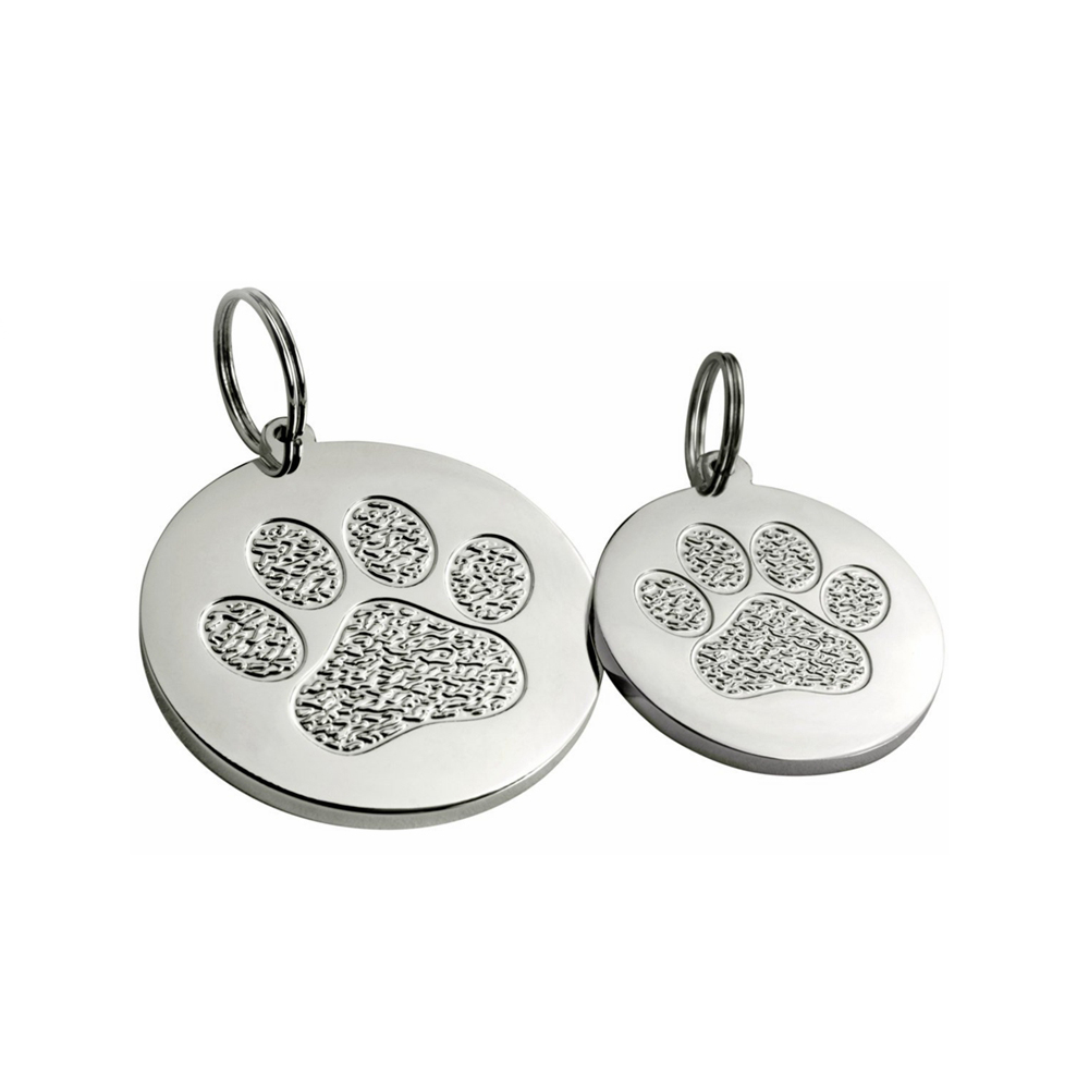 Metal pet tag from