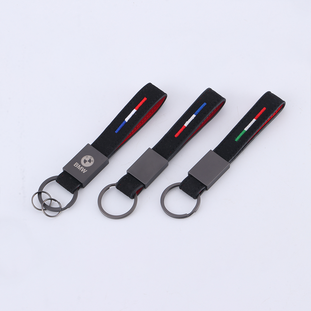 Leather And Metal Keychain-16