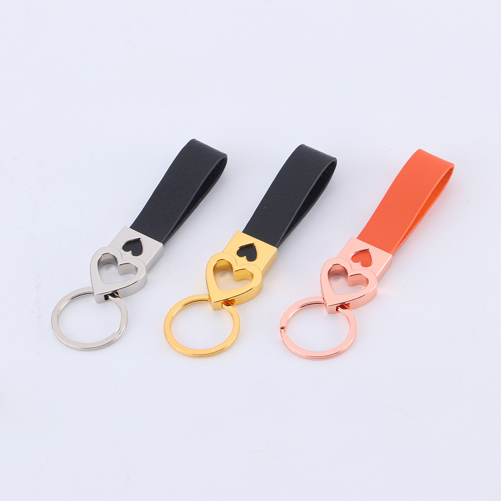 Leather And Metal Keychain-16