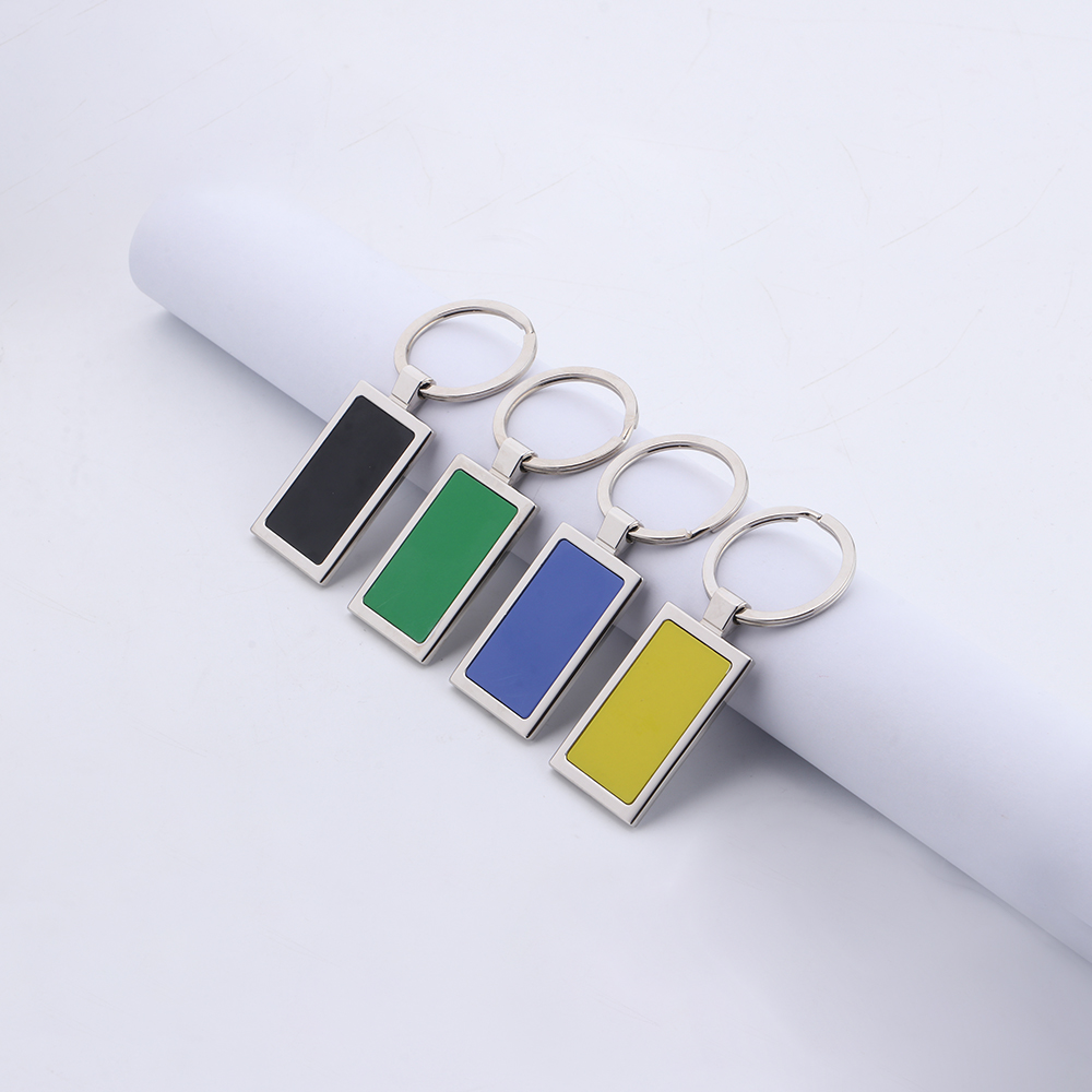 Leather And Metal Keychain-14