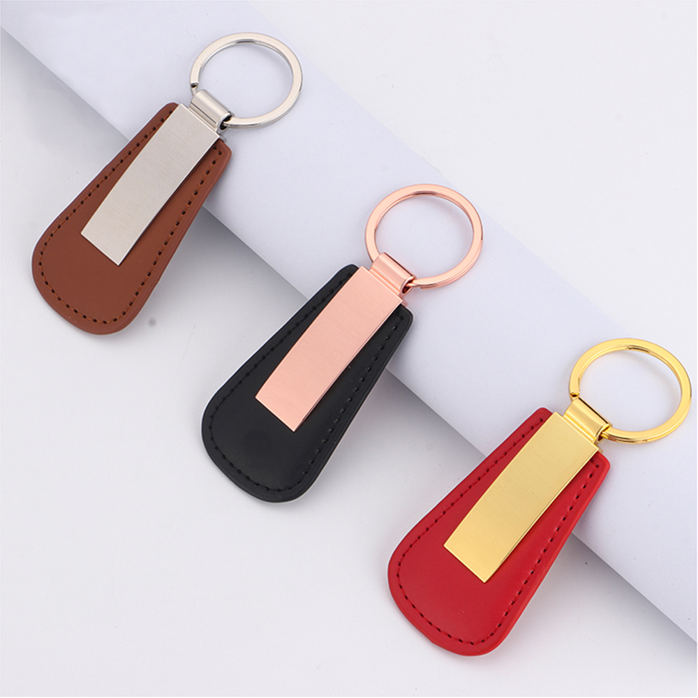 Leather And Metal Keychain-15