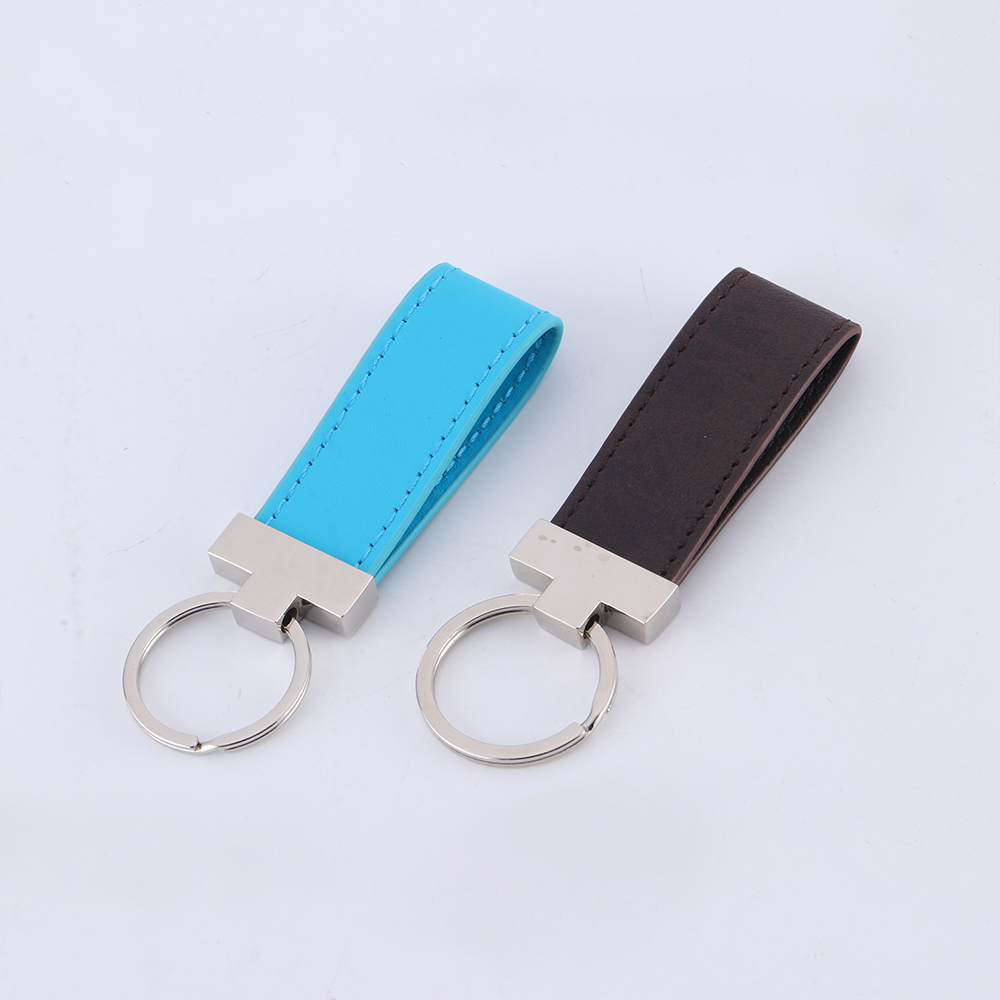 Leather And Metal Keychain-15