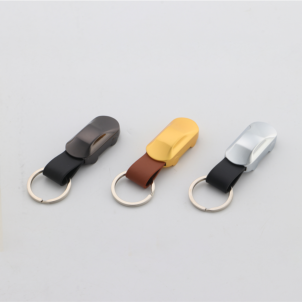 Leather And Metal Keychain-15