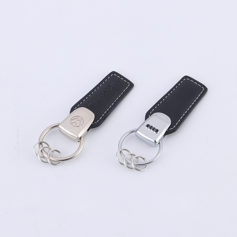 Leather And Metal Keychain-18