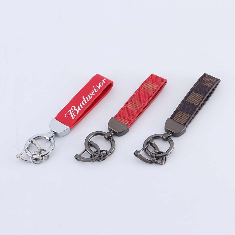 Leather And Metal Keychain-18