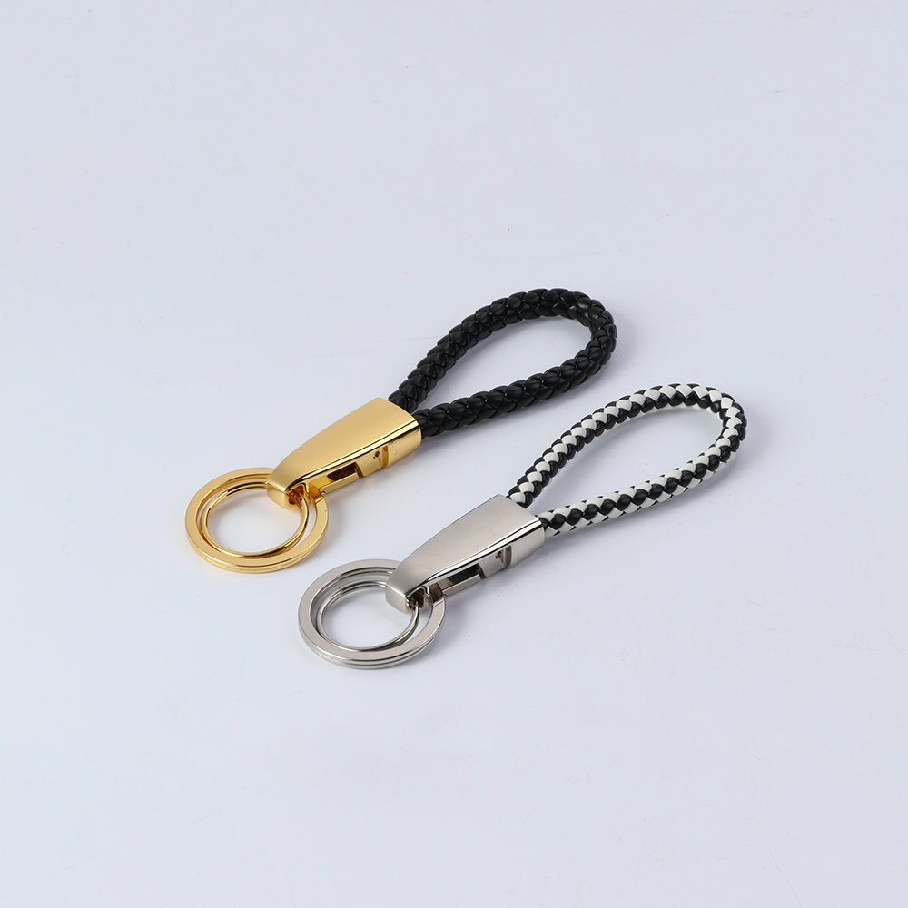 Leather And Metal Keychain-19