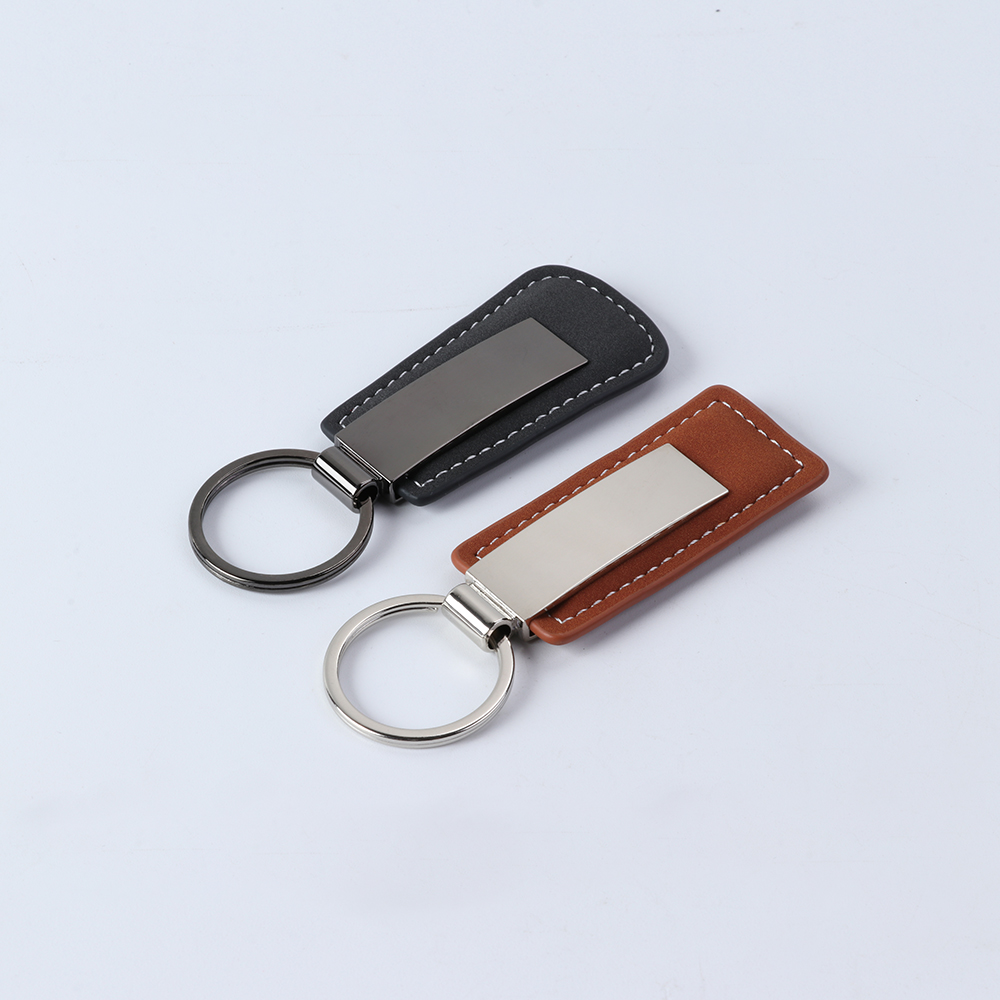 Leather And Metal Keychain-19