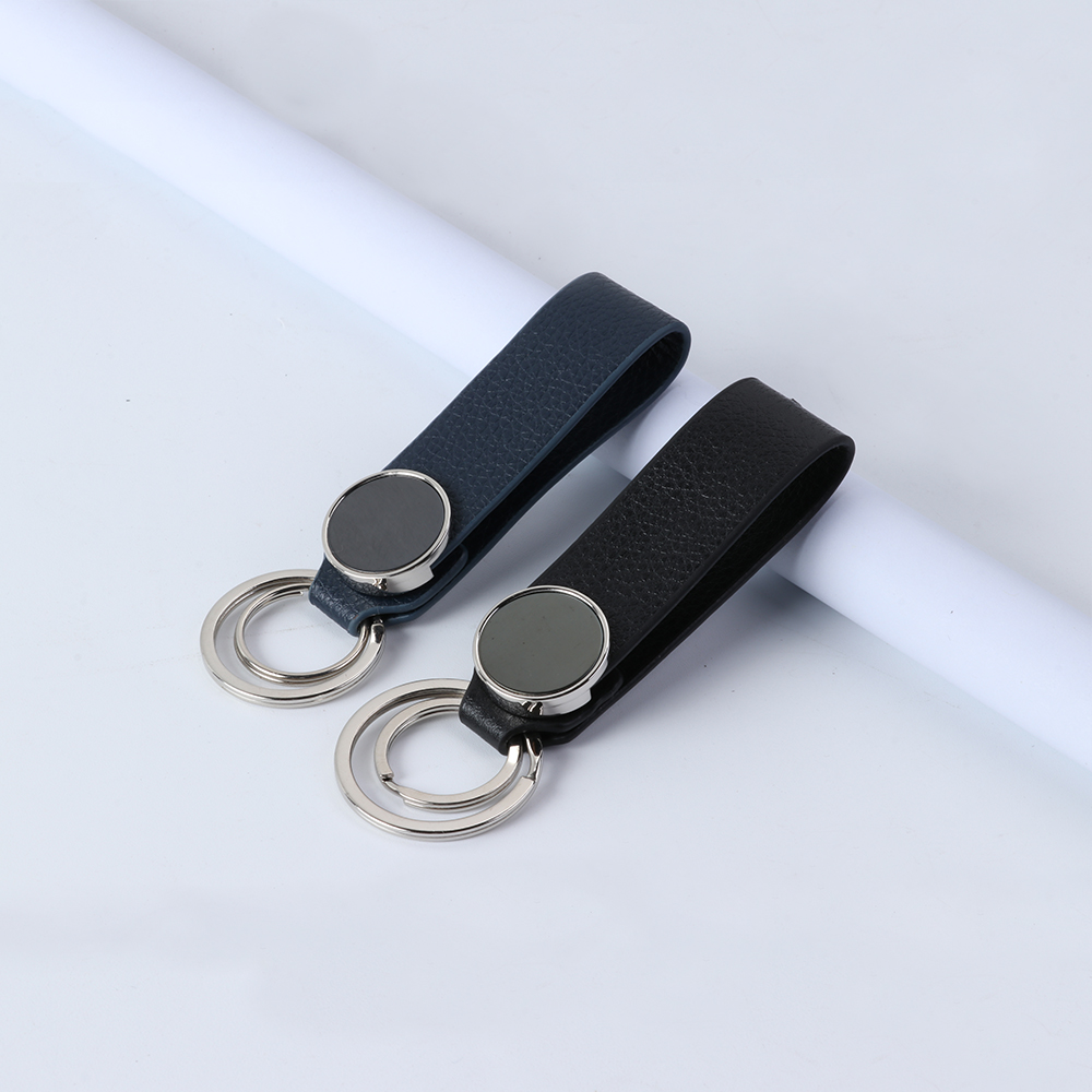 Leather And Metal Keychain-20