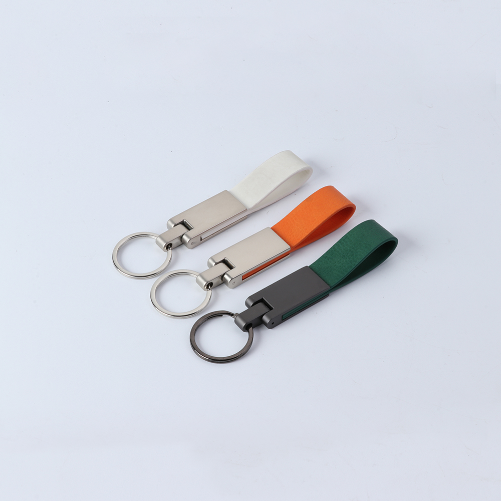 Leather And Metal Keychain-20