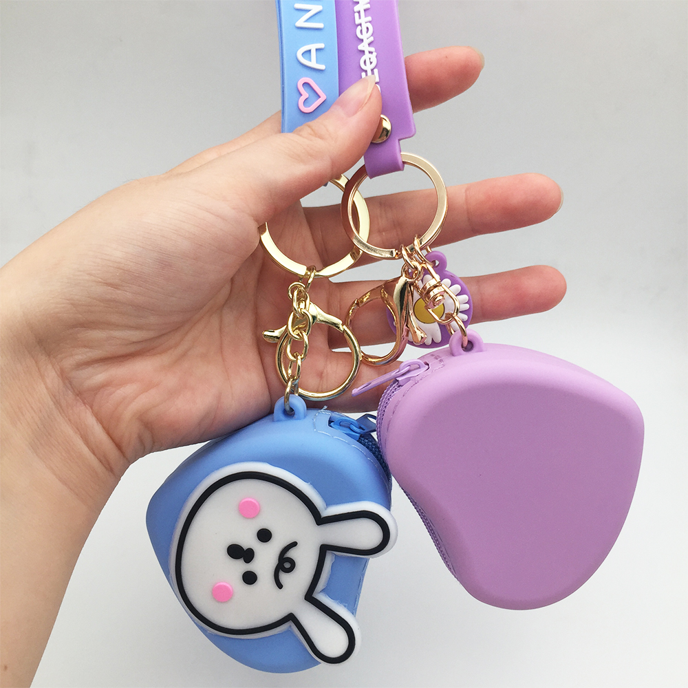 Coin purse keychain