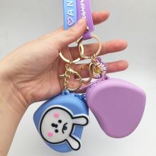 Coin purse keychain