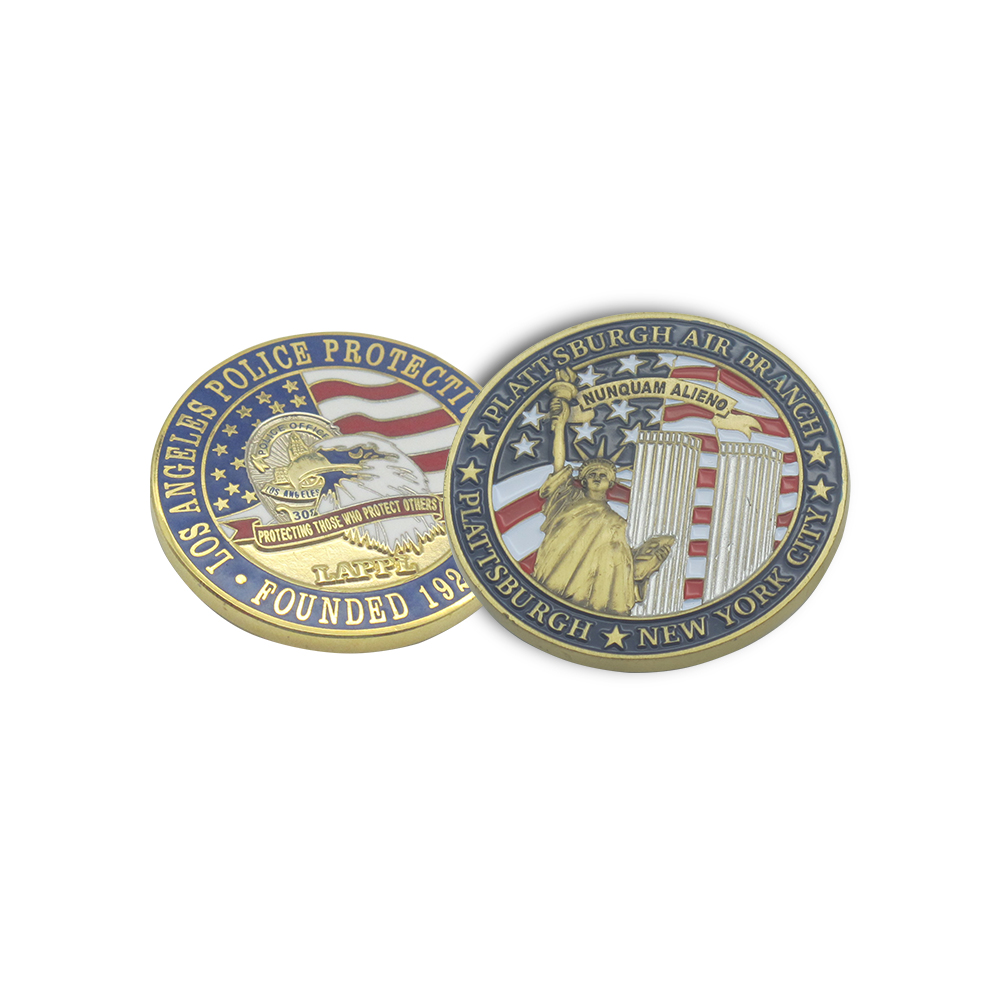 American Flag Challenge Coins01