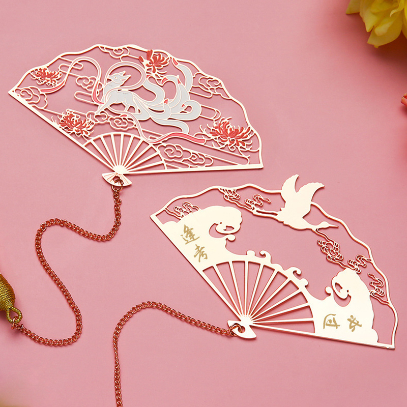 Chinese Style Photo Etched Bookmarks