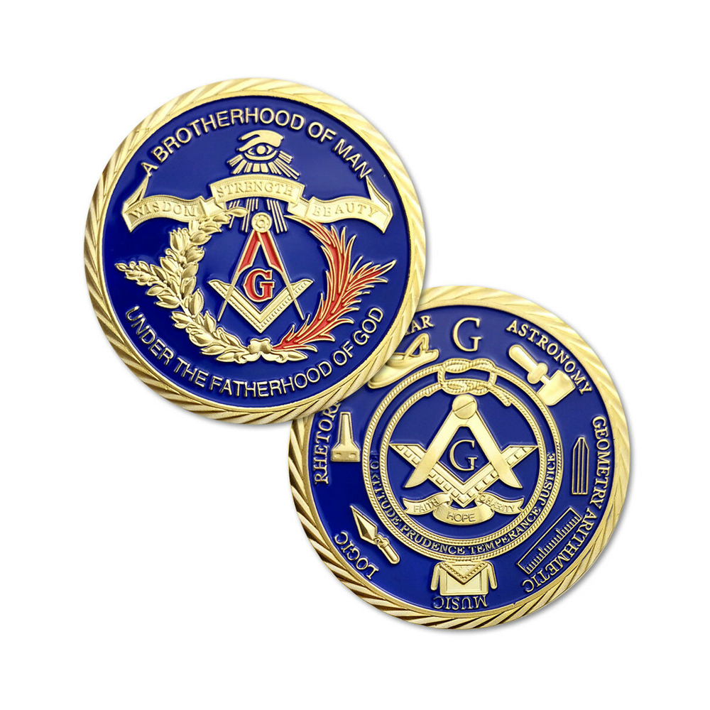 Masonic Anniversary Challenge Coins