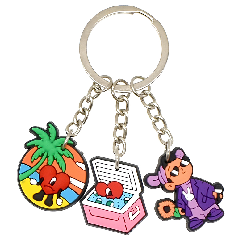 rubber keychain