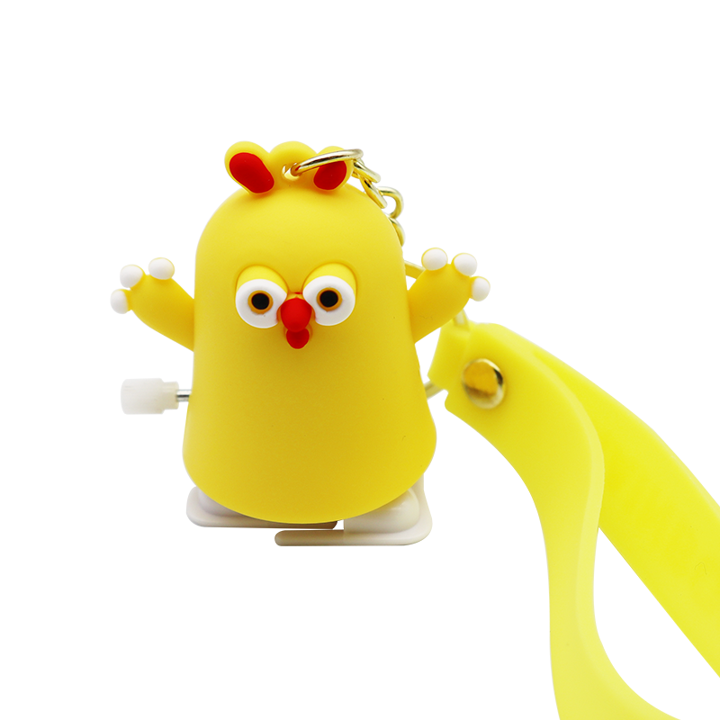 Walking PVC Keychain Toy