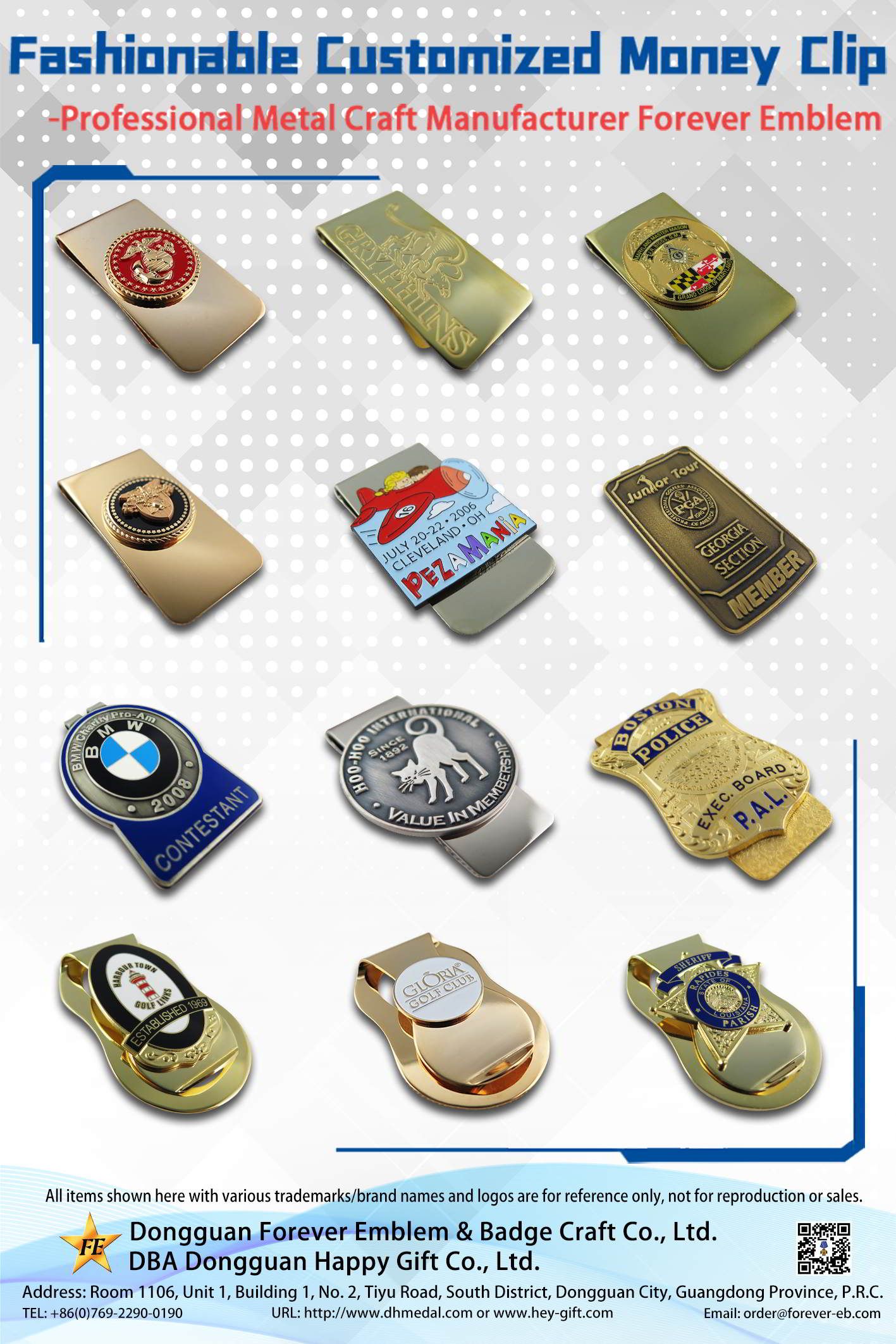Fashionable Customized Money Clip