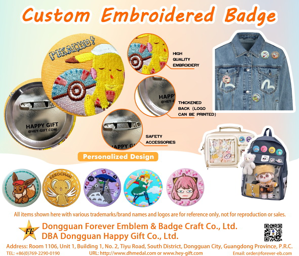 Custom Embroidered Badge