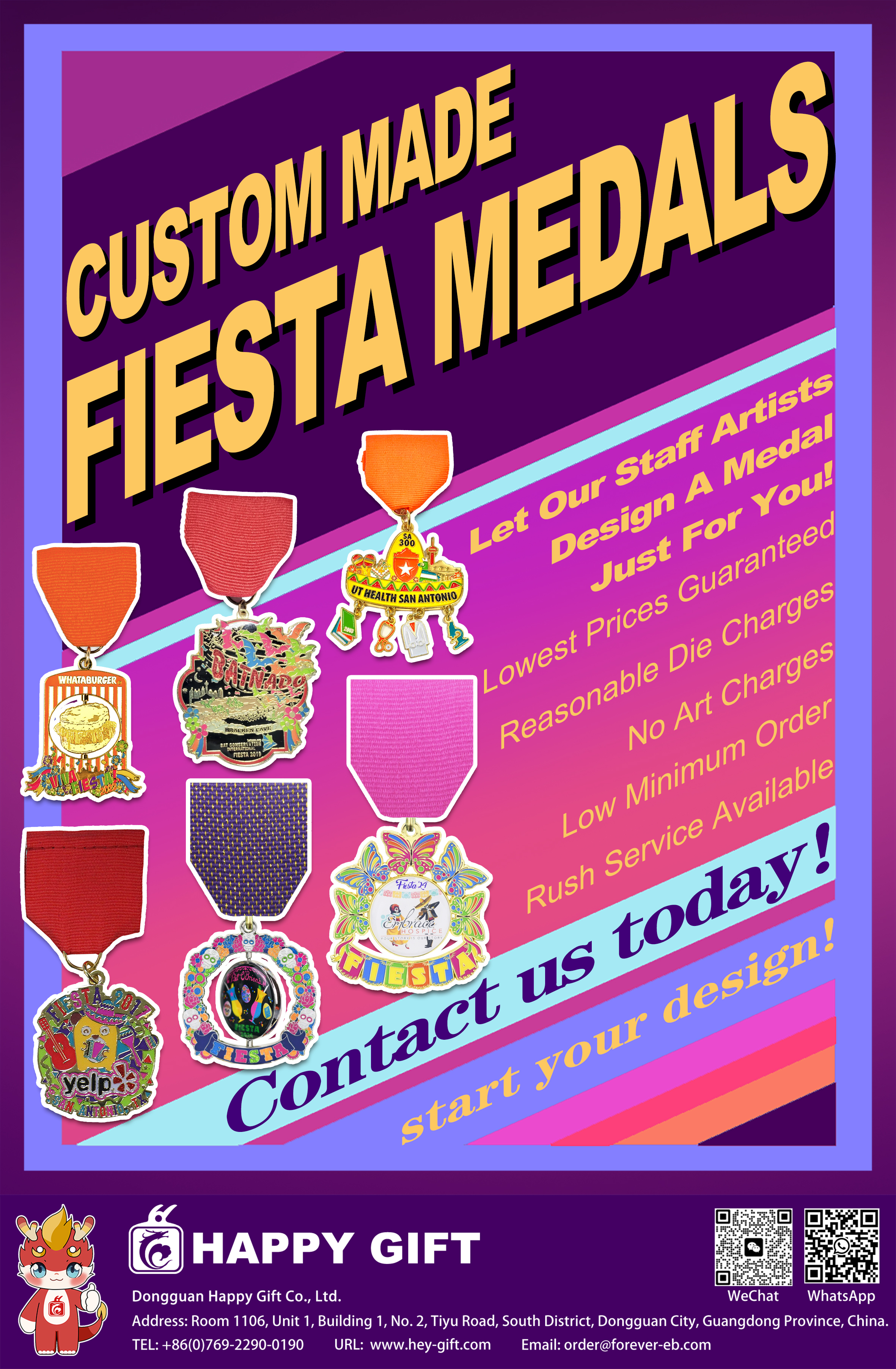 202605 Custom Made Fiesta Medals